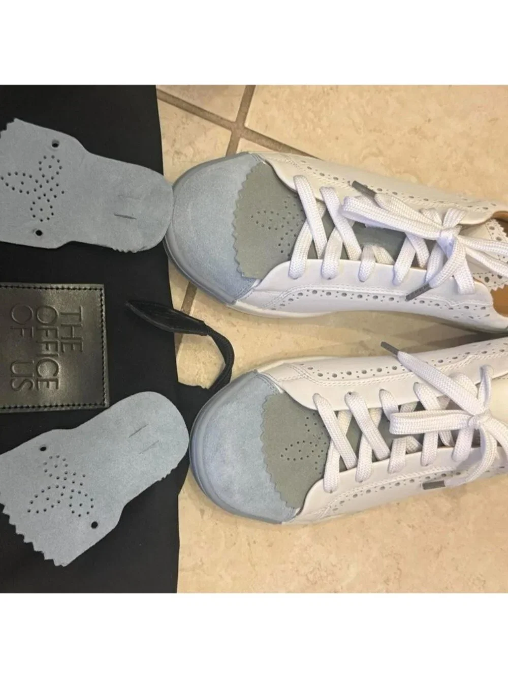 The Office of US  the Elliot sweet mint white sneakers sz 8 39 office of angela